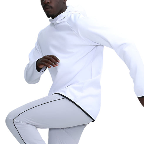 Men's Quick-Dry Hooded Sports Sweatshirt  Comfortable & Versatile